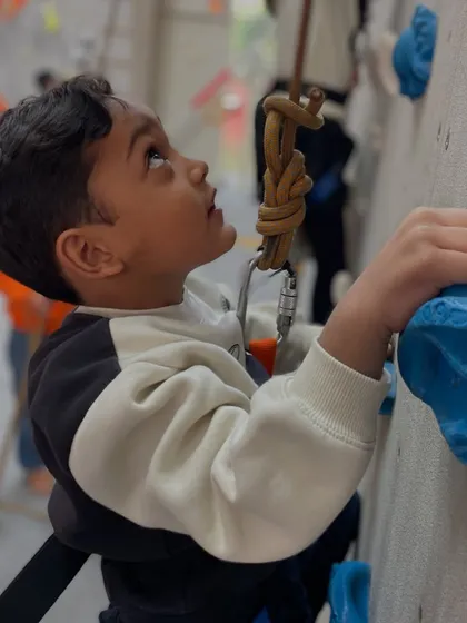 That look of focus just before the next move is what it's all about. I love seeing kids get so engaged in the activity during their birthday celebrations.