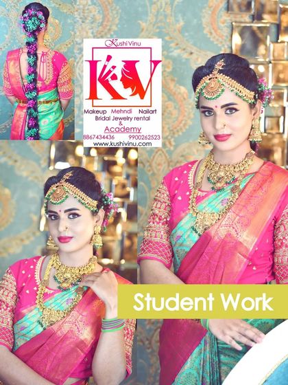 Kushivinu - Beauty Academy & Training Student Portfolios: Bridal Makeup Mastery photo 4
