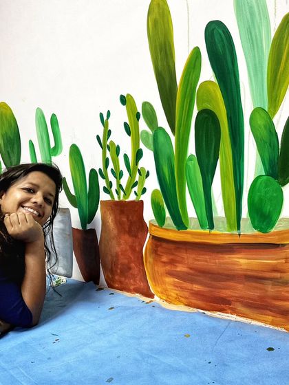 Rimjhim - Custom Wall Murals Botanical & Nature-Inspired Art photo 13