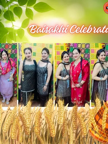 More happy faces and colorful outfits from our Baisakhi celebration.