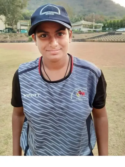 Congratulations to our talented player Mitali Mhatre on her selection for the women's U-19 Mumbai team. We are incredibly proud to support and train female cricketers on their journey.
