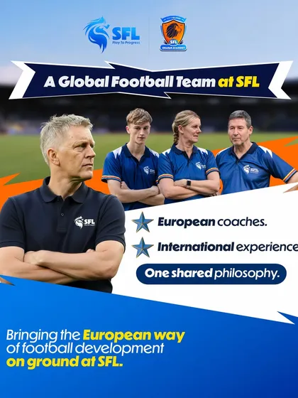One team, one shared philosophy. Our visiting European coaches worked together to bring a unified approach to football development on the ground at SFL.