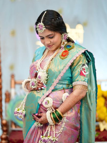 A tender moment celebrating her journey. The soft glam makeup ensures she feels comfortable and looks beautiful for this incredibly special and memorable day.