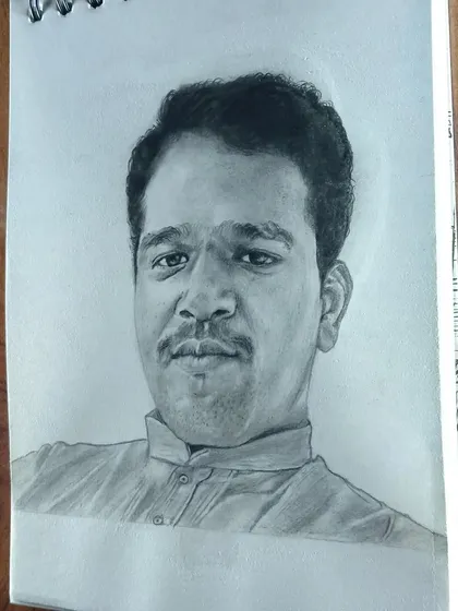 A simple and classic portrait sketch. My goal is to create a realistic likeness from the photo you provide.
