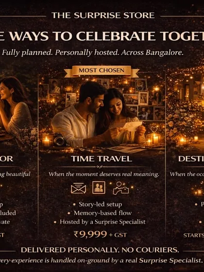 Wondering where to start? We have three unique ways to celebrate, each designed for a different vibe. Whether you want beautiful decor, a deep emotional journey, or a grand getaway, we have a plan for you.