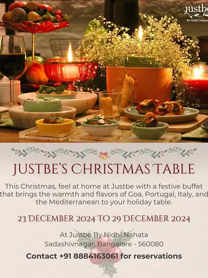 I believe in creating an atmosphere that feels like a warm hug. Our festive table settings, like this one for Christmas, are designed with beautiful details, candlelight, and an abundance of lovingly prepared food to make your celebrations feel both special and intimate.