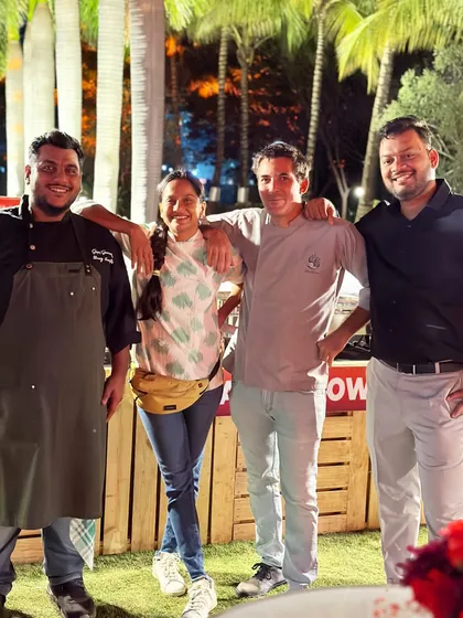 This is us, the core of the Gaia Family. From our home kitchen beginnings to now, our philosophy has always been about great food, a happy team, and making our clients feel like part of the family.