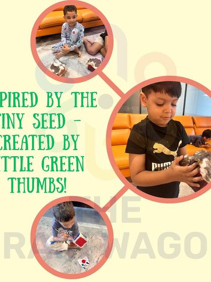 Inspired by Eric Carle's 'The Tiny Seed', our little green thumbs created their own greenhouses. It was a wonderful way to connect a beautiful story with a hands-on science project.