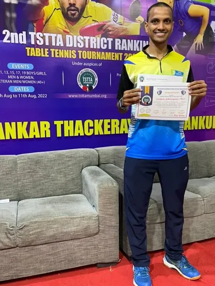We love to celebrate every success, big or small. This is one of our dedicated players after a strong performance at a district ranking tournament. It's a testament to the fact that with consistency and passion, anyone can achieve their goals.