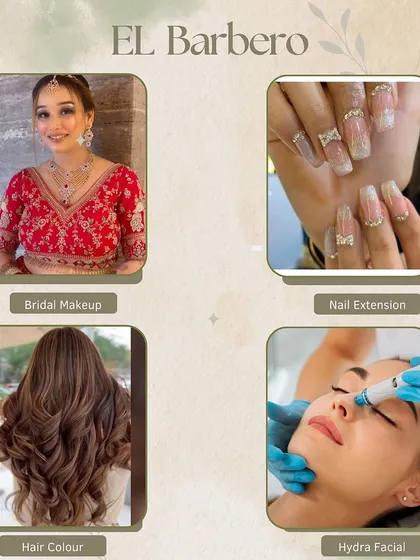 A quick overview of the main services we offer. From bridal makeup and hair color to nail extensions and Hydra facials, we are your one-stop-shop for all things beauty.
