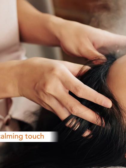 A calming touch during a scalp massage helps to melt away stress and tension, making our hair spa a truly holistic experience.