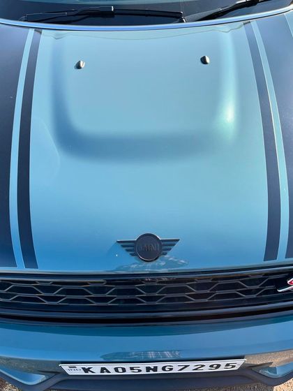 Another perspective of the stylish Mini Countryman S at the Cars & Coffee event.