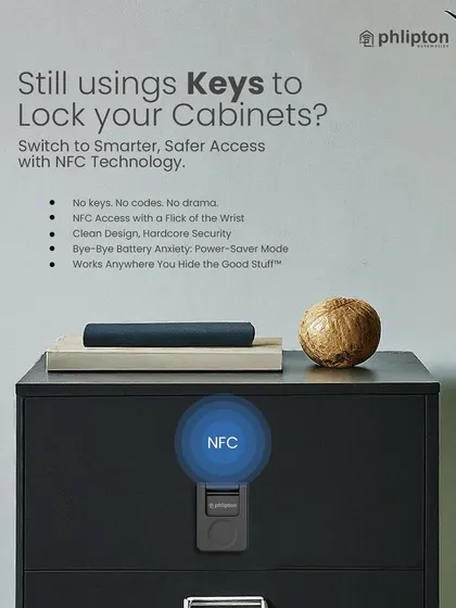 Are you still using old-fashioned keys for your cabinets? I offer a smarter way to secure your valuables with NFC technology. Just a simple tap provides secure, keyless access to your most important items.