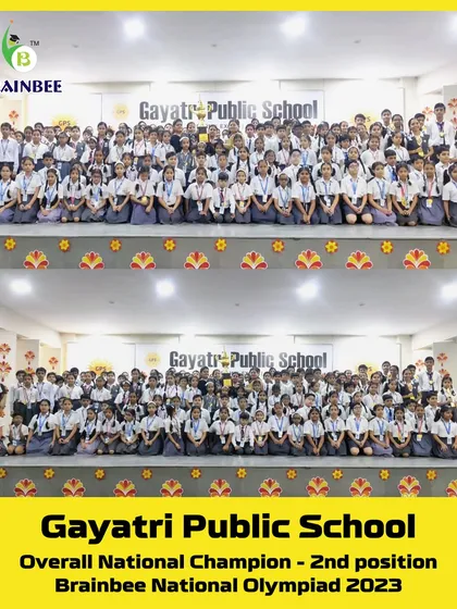 We congratulate Gayatri Public School for securing the 2nd position as Overall National Champion in the 2023 Olympiad.