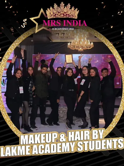 Another shot of our celebrating students at the Mrs. India Subcontinent 2024 event. We ensure our students get the credit they deserve for their hard work and talent.