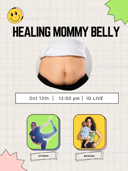 Let's talk about the "mommy belly." It's a topic that comes up a lot, and I wanted to create a space to talk about it openly. This was for an Instagram Live session I hosted to share simple, effective tips for healing the abdominal area postpartum, focusing on safe exercises for diastasis recti.