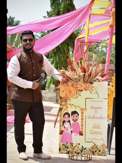 Emcee Pramod - Wedding Emcee & Host Vibrant Haldi & Mehendi Ceremonies photo 50