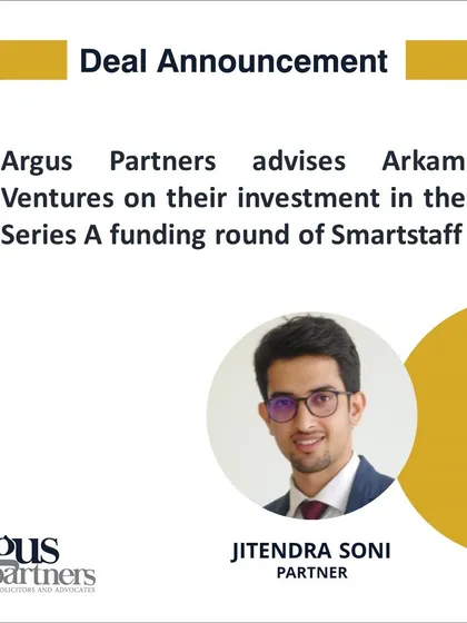 We advised Arkam Ventures on their investment in the Series A funding round of Smartstaff, a blue-collar staffing platform. This deal supports the company's expansion into new geographies and industries, enhancing its tech-driven services for workforce management.