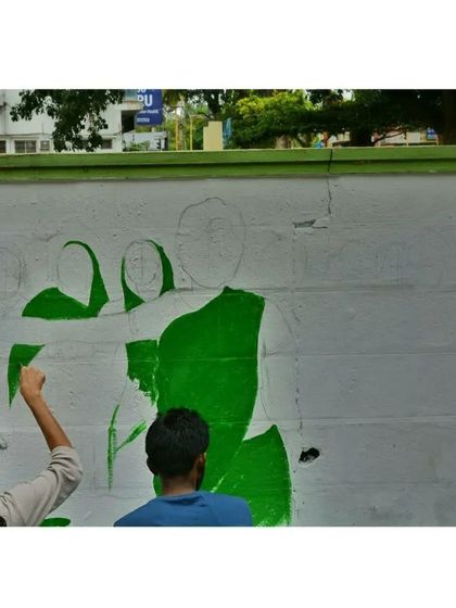 Sadharika Murals - Commercial Murals & Wall Art The Artistic Process photo 16