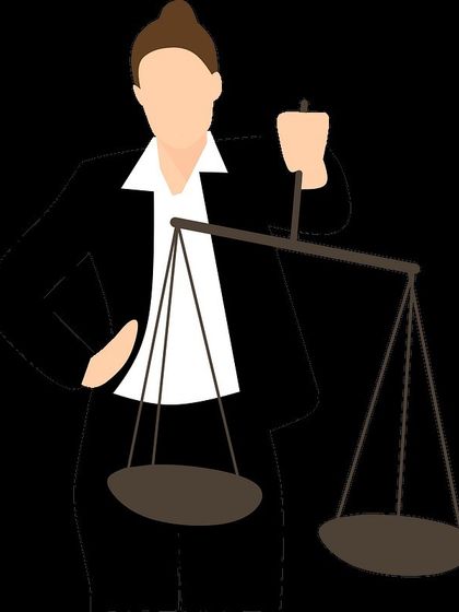 This graphic of a lawyer holding the scales of justice represents the core of my practice. As a criminal lawyer in Delhi, I work to ensure a balanced and fair hearing for every client, as defined under the Indian Penal Code.