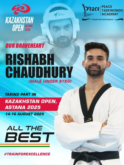 All the best to Rishabh Chaudhary as he takes on the Kazakhstan Open 2025. His experience at World and Asian Championships makes him a formidable opponent.