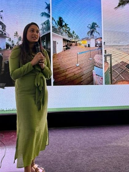 An identical shot from my presentation. The support from my team and family at events like these is what makes it all possible.