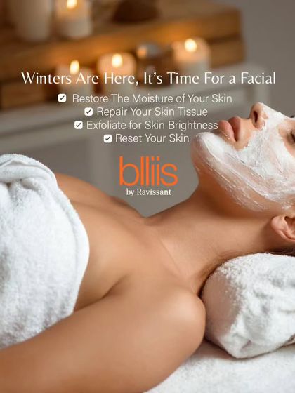 Winters are here, and it's the perfect time for a facial. Our treatments are designed to restore moisture, repair skin tissue, and exfoliate for brightness, giving your skin a complete reset.