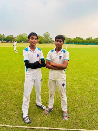 Standing tall and confident. These two players represent the spirit of our academy.