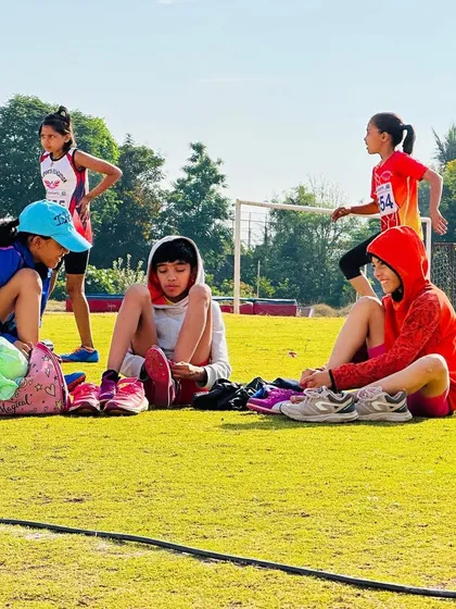 Future stars putting in the work. We are excited to witness the future of track and field right here at our academy.
