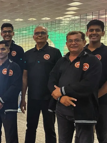 Our senior instructors and students representing Team India, en route to the 7th WGKF World Championship in Austria. We are proud to have our members compete at the highest level.