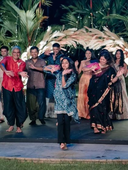 Crimson and Cherry - Full-Service Wedding Planning & Execution Vibrant Sangeet & Mehendi Nights photo 19