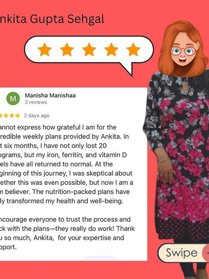Manisha's journey is a testament to trusting the process. In just six months, she not only lost 20 kilograms but also saw her iron, ferritin, and vitamin D levels return to normal.