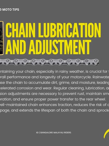 Rainy season requires extra care. We share essential maintenance tips for riding in the wet, focusing on crucial components like tires, brakes, chain lubrication, air filters, and lights to ensure safety on slippery roads.