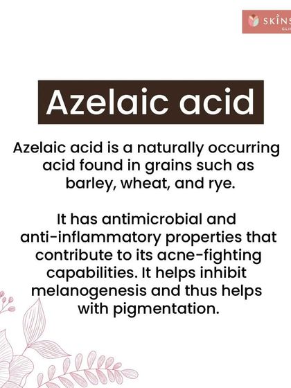 Azelaic acid is a gentle yet effective ingredient for treating acne and pigmentation. Its anti-inflammatory and antimicrobial properties help reduce redness and prevent post-acne marks.