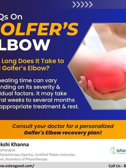 This FAQ addresses how long it takes to heal Golfer's Elbow. Healing time varies, but with appropriate treatment and rest, most patients see significant improvement over several weeks to months.