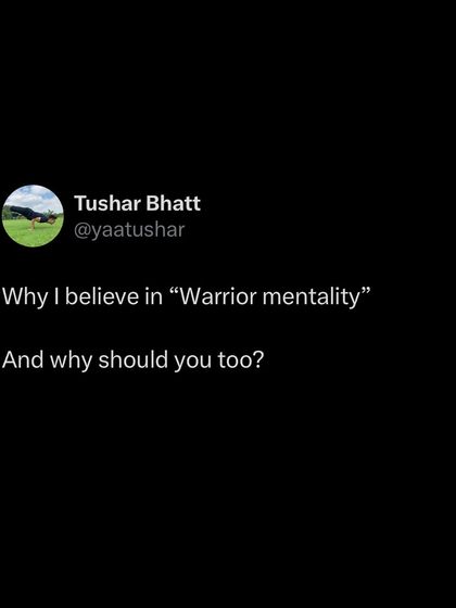 I believe in a "Warrior Mentality," inspired by Osho. The real battle is within, and the greatest victory is stillness. My studio is for the modern warrior who can sit with their thoughts and not pick up a sword.