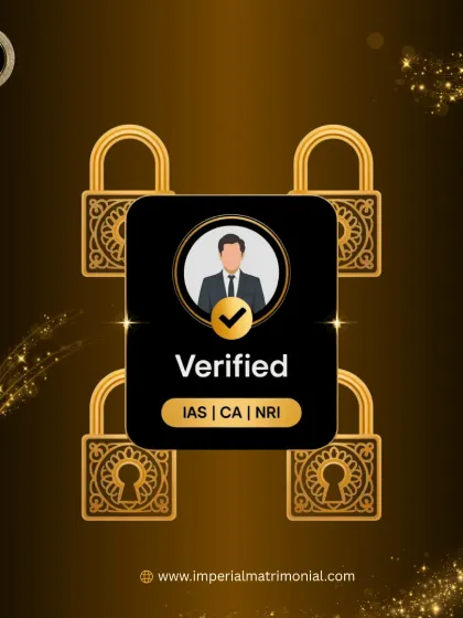 I ensure every profile is verified, especially for high-demand professions like IAS, CA, and NRIs. This commitment to authenticity is a key part of my service.