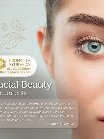 A close-up look at the goal of my facial treatments: clear, healthy, and vibrant skin. Each therapy is designed to enhance your natural beauty using time-tested Ayurvedic principles.