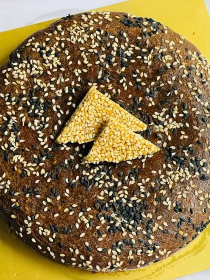 This Til Gud Tea Cake is a wholesome and traditional treat for Makar Sankranti. I make it with whole wheat flour, jaggery, and a blend of black and white sesame.