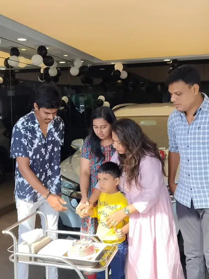 Capturing the happy moments of a new car delivery at the decorated NEXA showroom. Our event setups are designed to create perfect photo opportunities for both the brand and its customers.