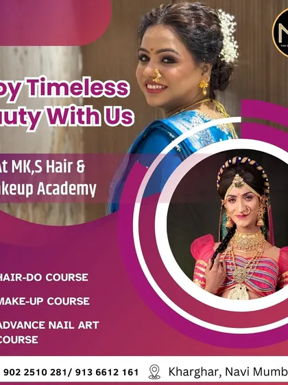 We offer complete training in hair, makeup, and nail art to help you achieve timeless beauty for your clients.