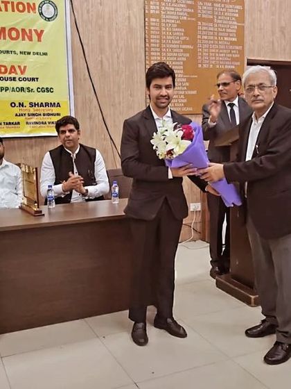 Moments from the felicitation ceremony organized by the New Delhi Bar Association at Patiala House Court, my first court of practice. It was a humbling experience to be recognized in the presence of senior judges and colleagues.
