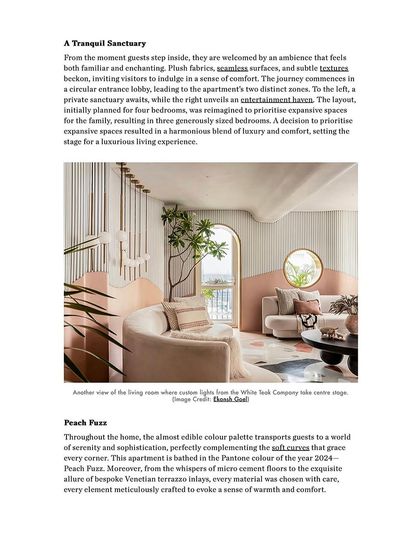 This spread from our Design Pataki feature describes the home as a tranquil sanctuary, where a decision to prioritize expansive spaces resulted in a harmonious blend of luxury and comfort.