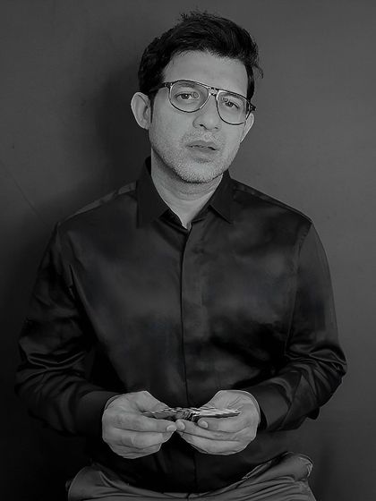 A more pensive moment for the serious character. These subtle shifts in expression are crucial for storytelling.