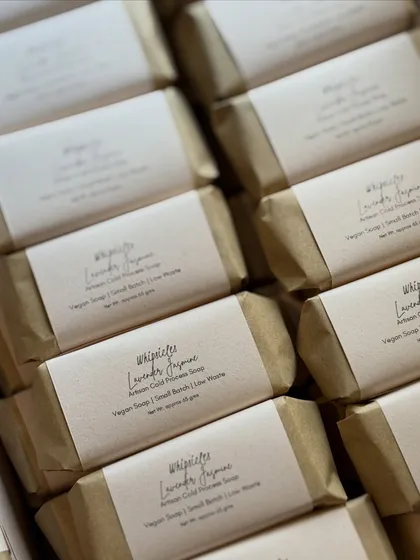 We made the switch to recycled paper labels to better align with our values. It's a small change, but it's part of our commitment to being a plastic-free and sustainable skincare brand.