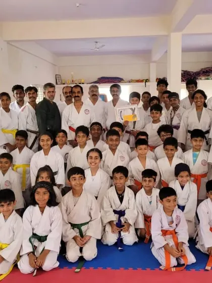 This is our community at the Self Defence School of Indian Karate. I welcome students of all ages and skill levels, from young children just starting their journey to experienced adults, all training together with discipline and mutual respect.