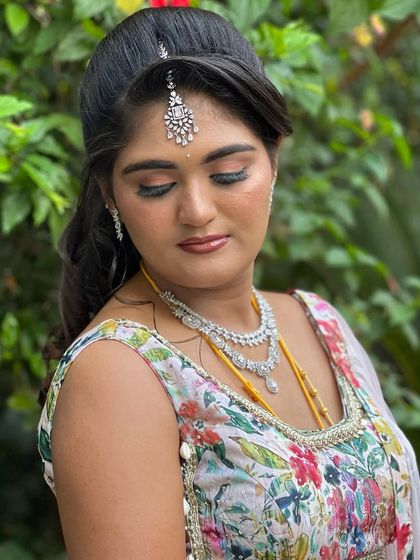 Himabindu - Bridal Makeup Engagement & Reception Glam photo 40