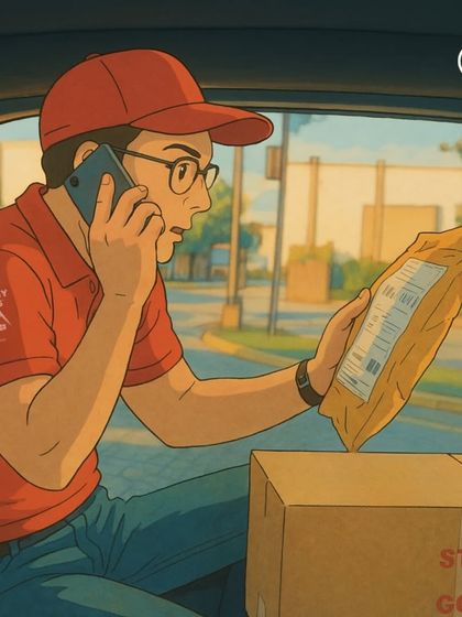 Every delivery is a personal connection. This illustration shows one of my team members coordinating a delivery, ensuring a smooth and personal service.