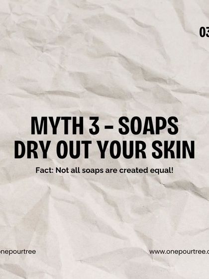 Winter Skincare Myth: "Soaps dry out your skin." Fact: Not all soaps are created equal! My handmade soaps are formulated to nourish and hydrate, not strip your skin.