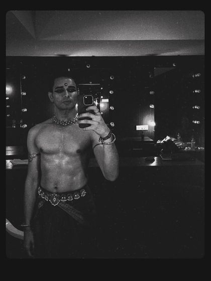 A post-concert selfie from the green room in Goa. The feeling after a performance is a mix of exhaustion and exhilaration.